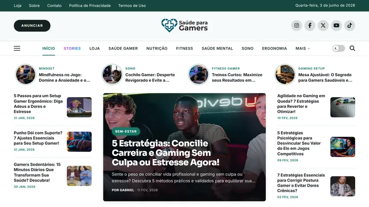 Saúde para Gamers