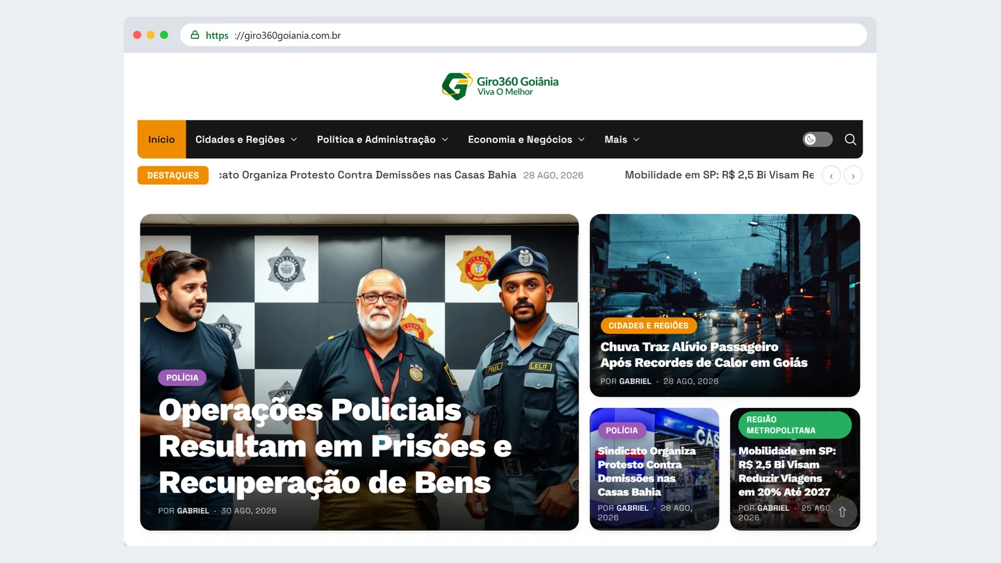Cadeado HTTPS ativo no navegador
