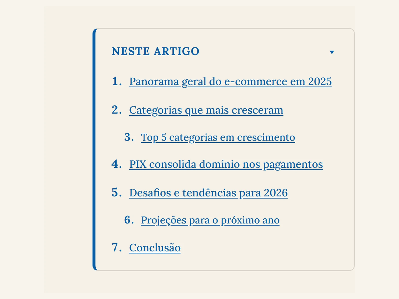 Âncoras descritivas nos links