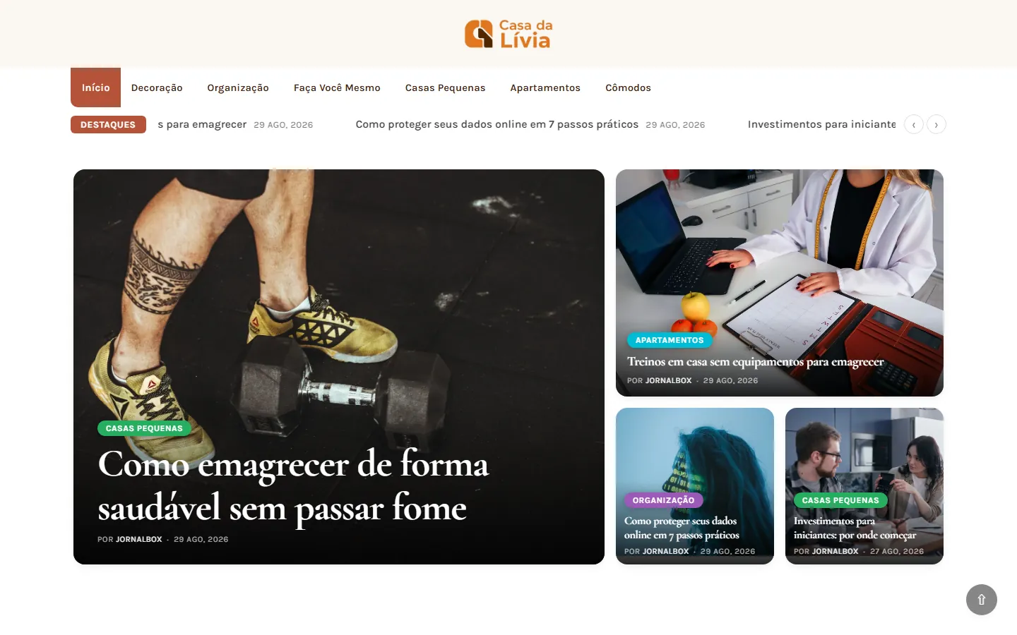 Blog Casa da Lívia